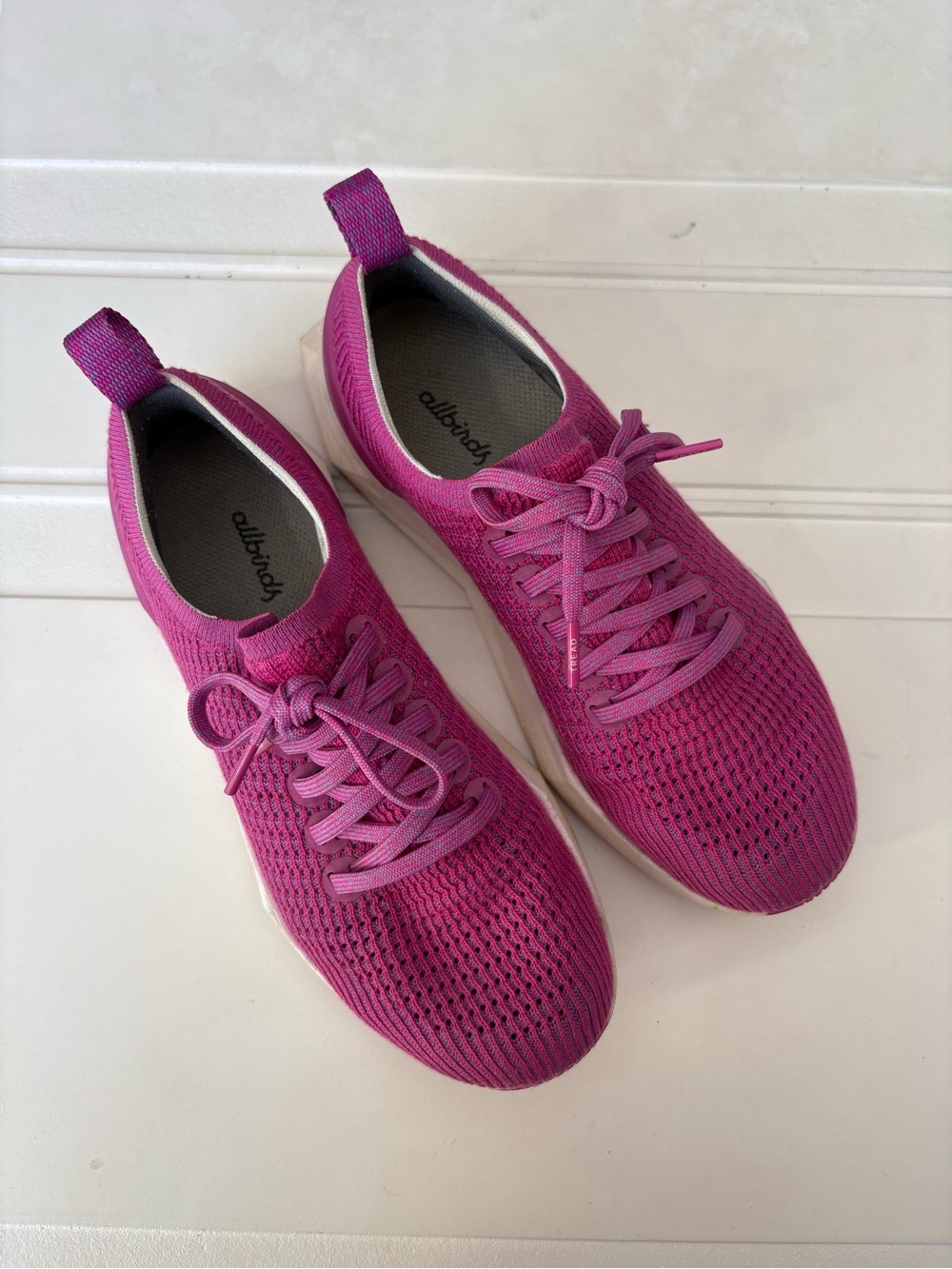 Allbirds Tree Flyer Running Sneaker Lux Pink Size 7 Women’s